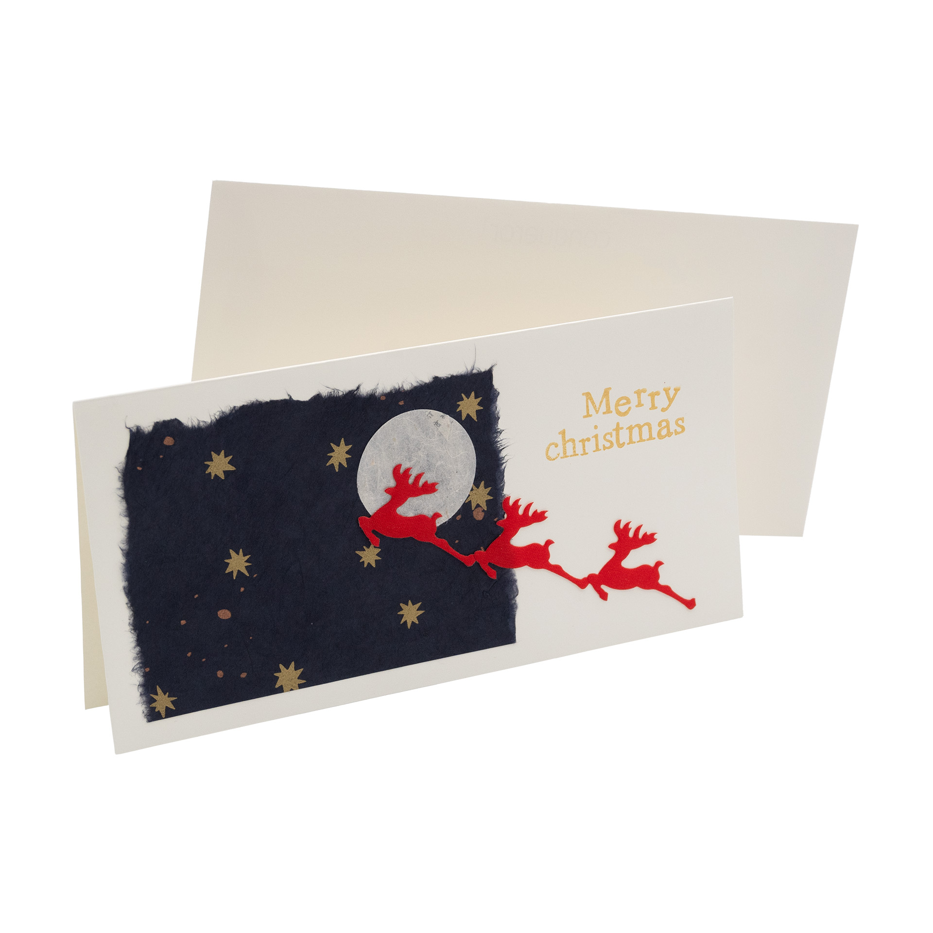 Weihnachtskarte Rentiere Weihnachtskarte Rentiere