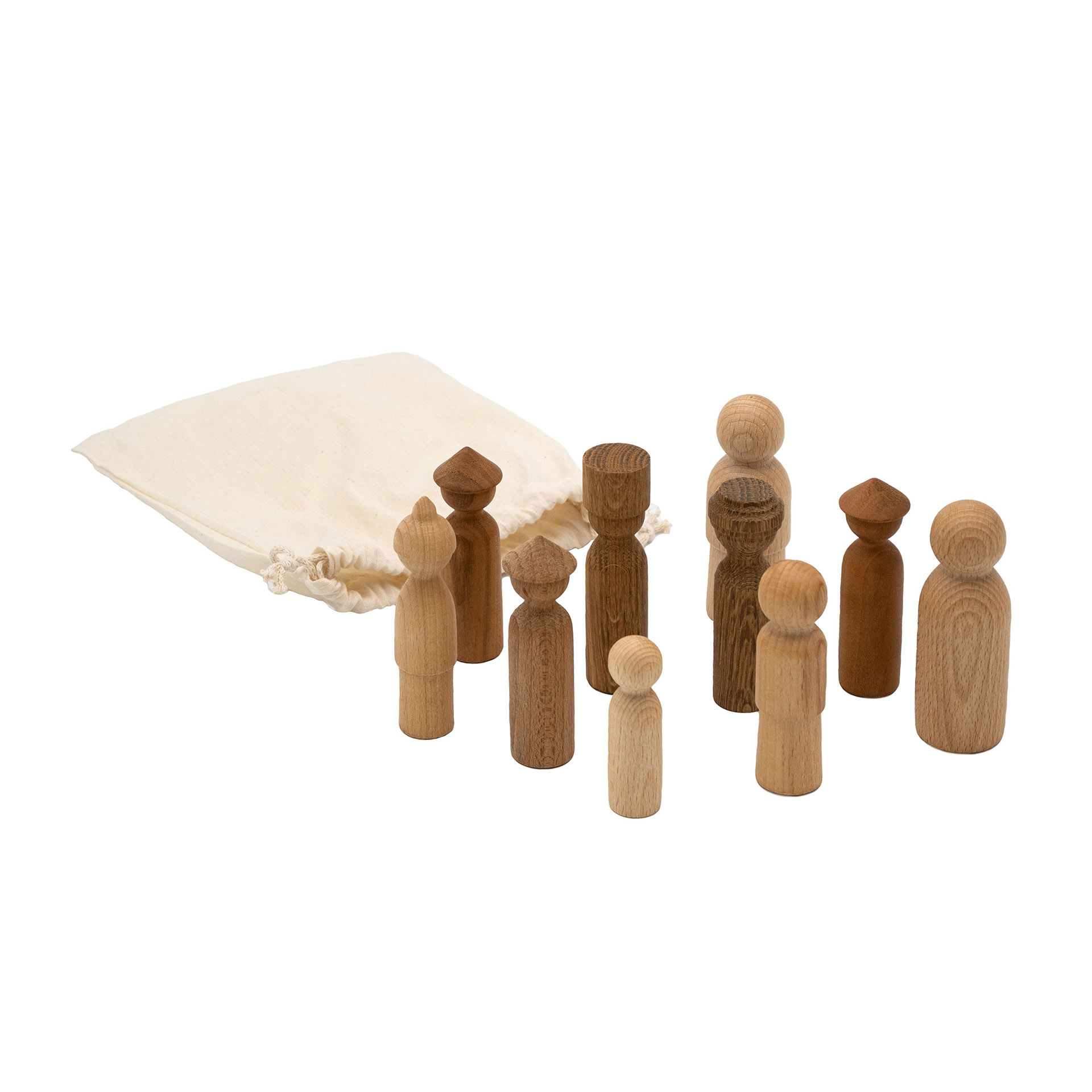 Holzkegelsortiment 1
