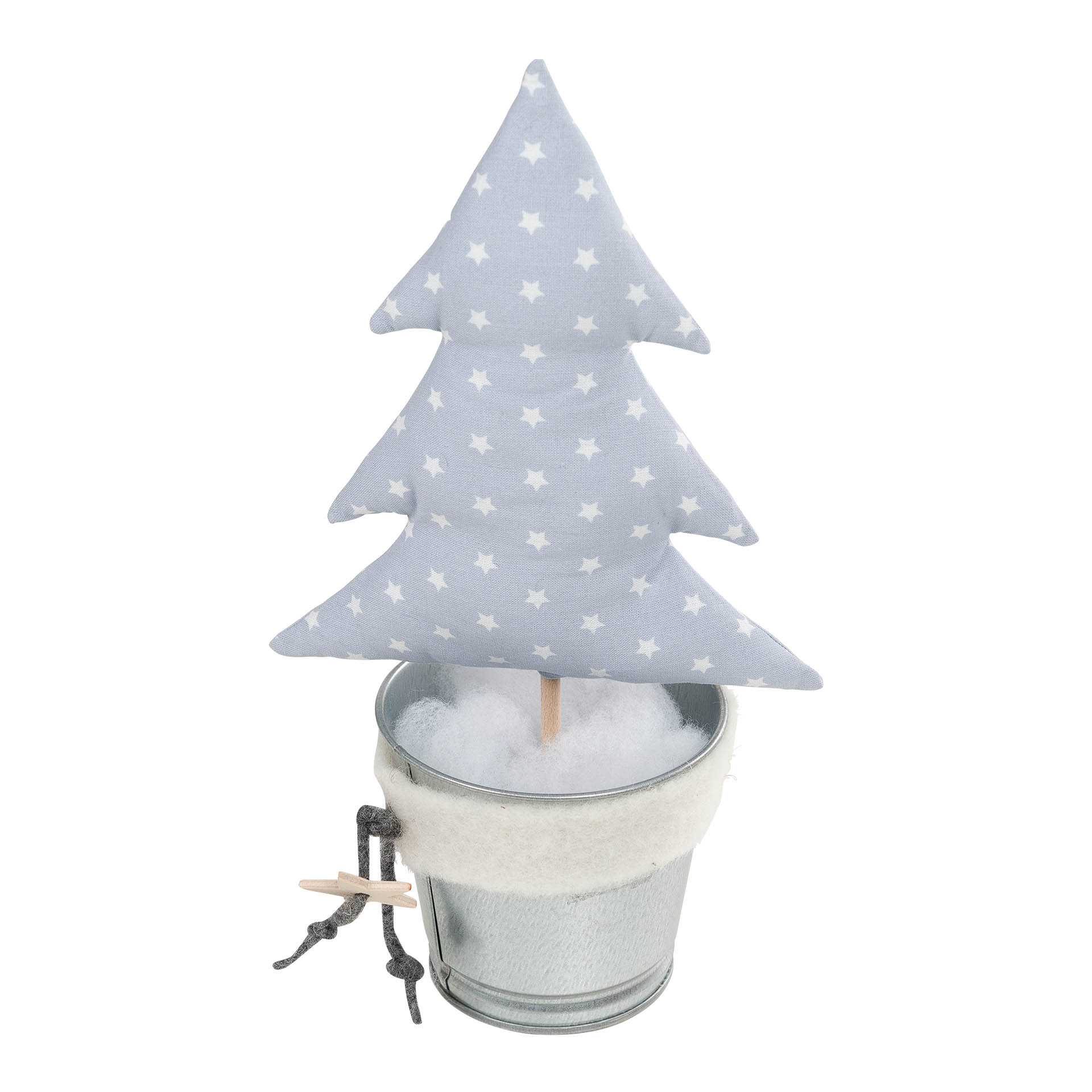 Stofftannenbaum mit Gefäß Stofftannenbaum mit Gefäß