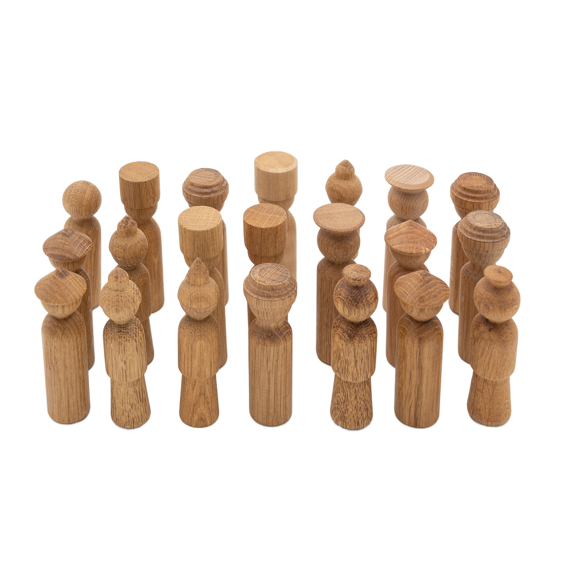 Holzkegelsortiment 3