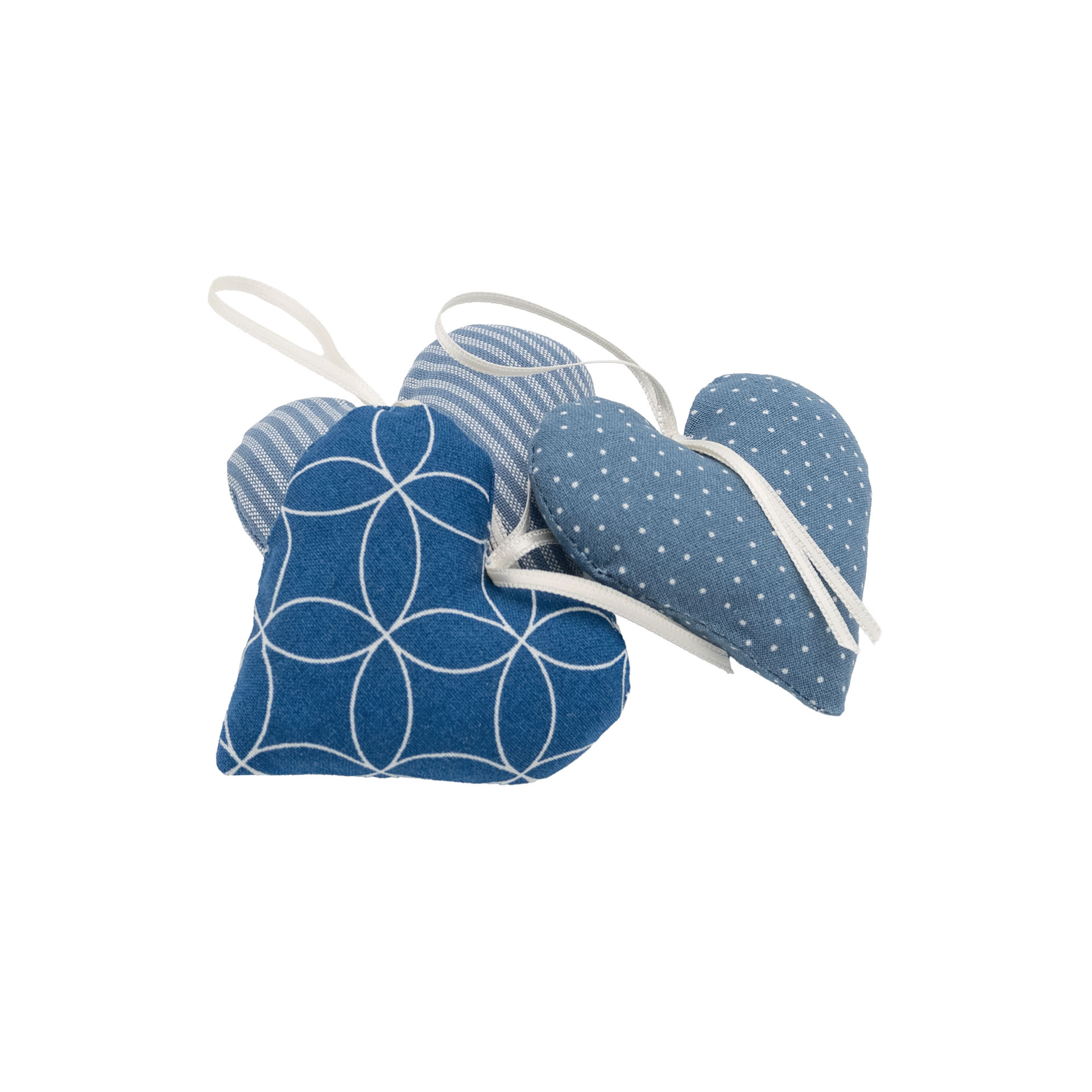 3er-Set Lavendelherzen