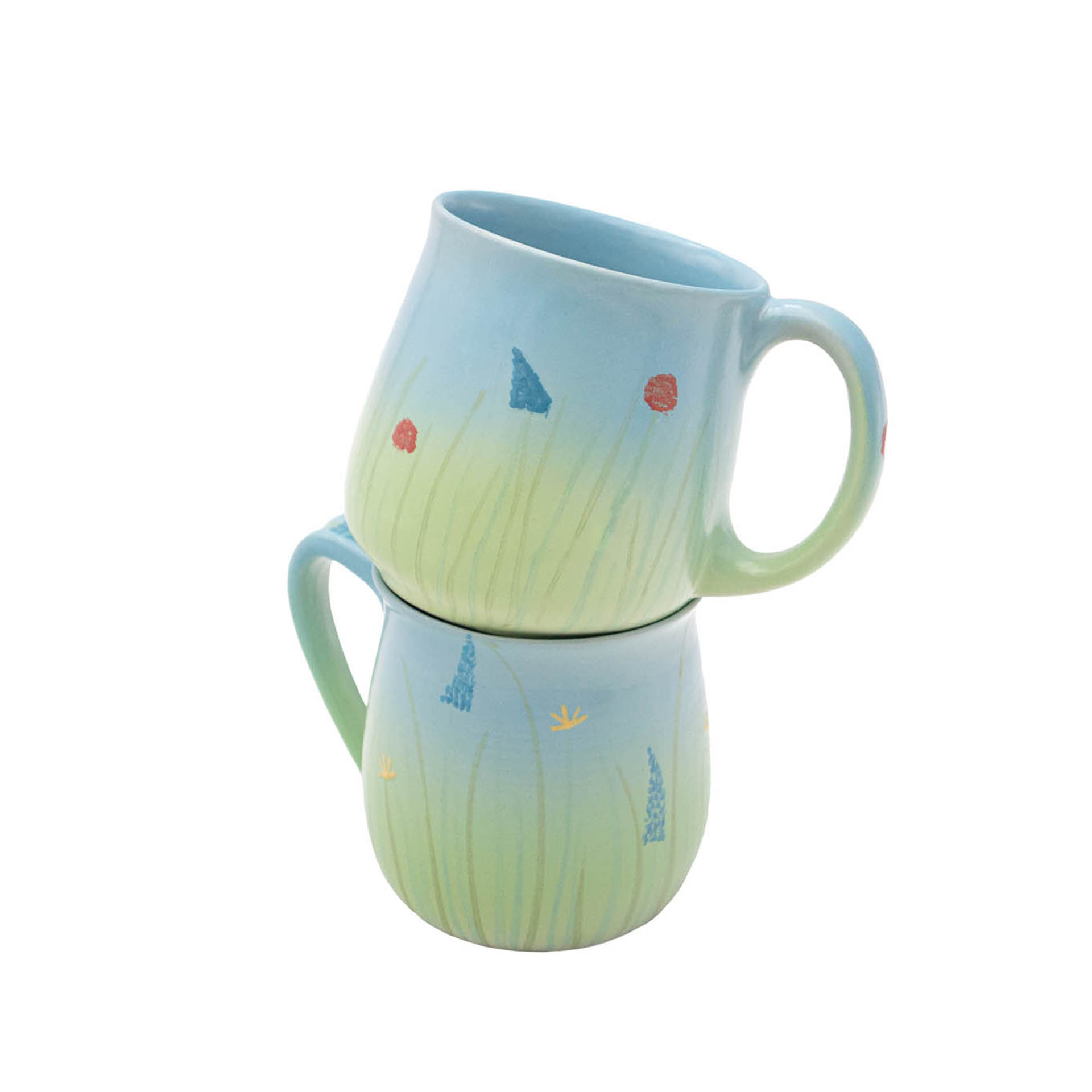 Tasse „Wiese“ (2er Set)