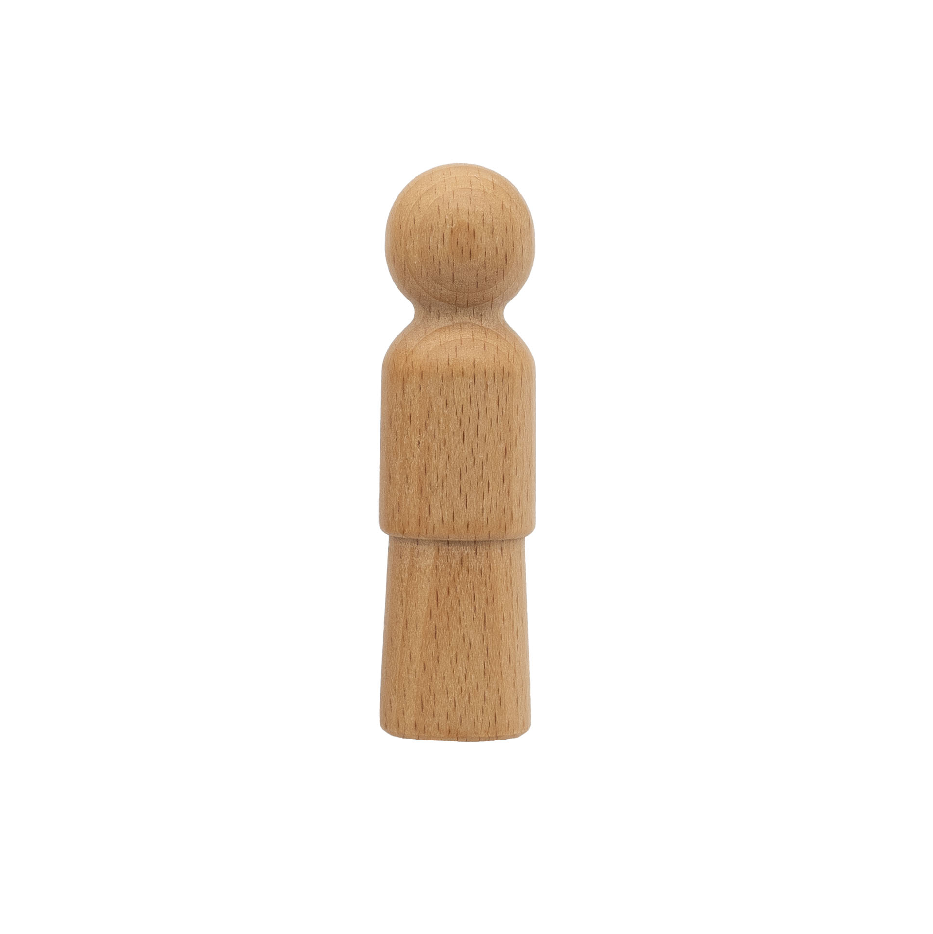 Holzkegelfigur